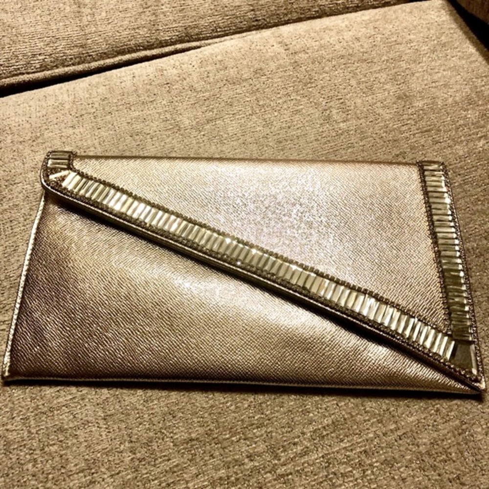 Gold Clutch/ Gold Purse